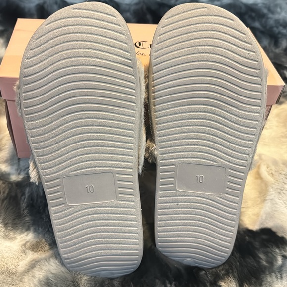 NWT Juicy Couture Steady Size 10 Grey Slides In Box - Picture 5 of 8